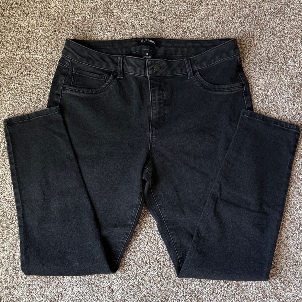 Black Women's d. Jeans Sz 14